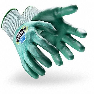 Coated Gloves Green/White Size L PR MPN:3050-L (9)