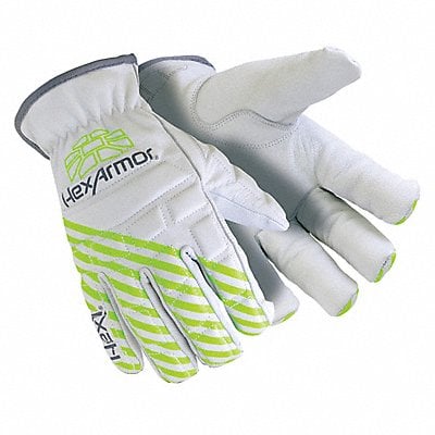 Leather Gloves White M PR MPN:2140-M (8)