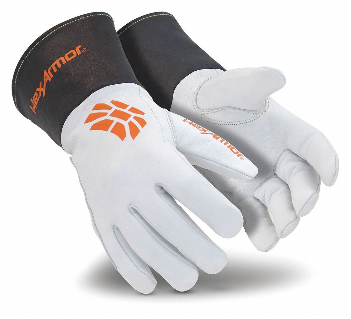 J7656 Leather Gloves Gray XS PR MPN:4062-XS (6)