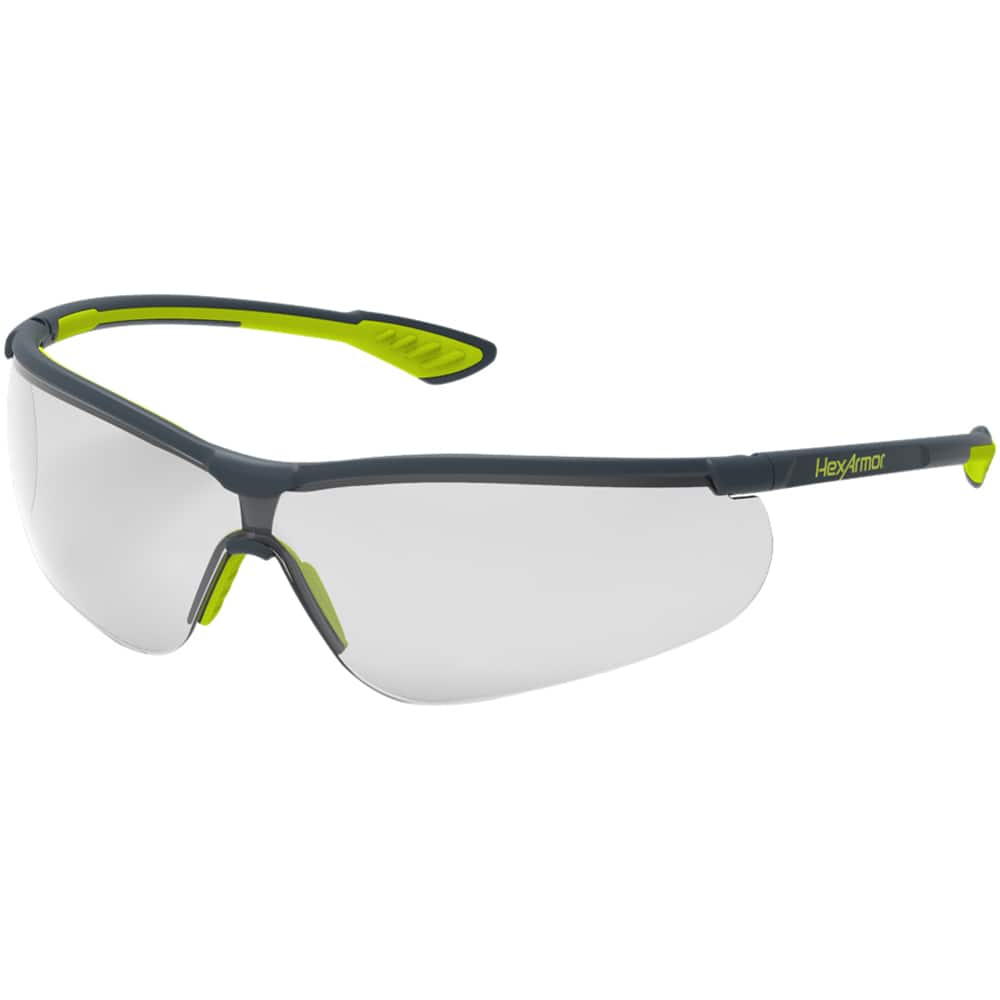 Safety Glasses: Anti-Fog & Scratch-Resistant, Polycarbonate, Clear Lenses, Curved & Straight MPN:11-15001-04