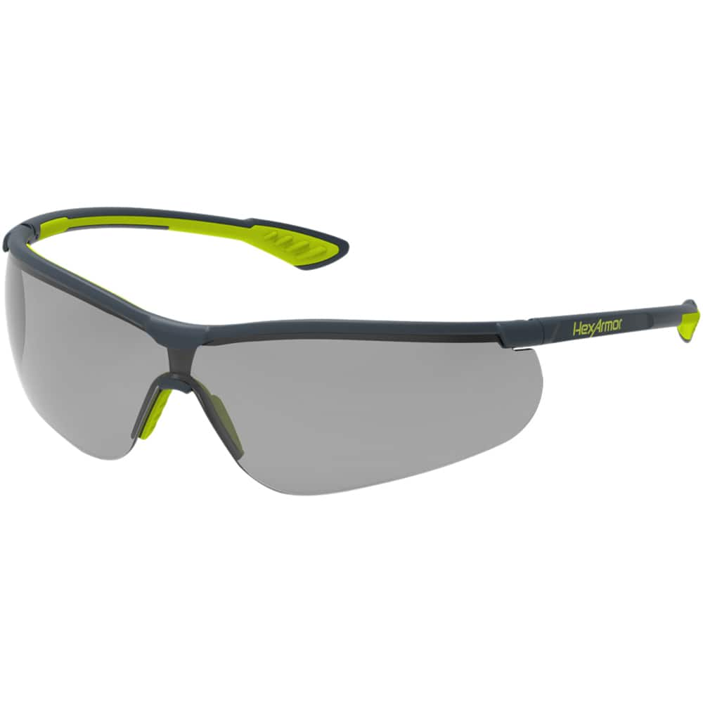 Safety Glasses: Anti-Fog & Scratch-Resistant, Polycarbonate, Gray Lenses, Full-Framed MPN:11-15003-04