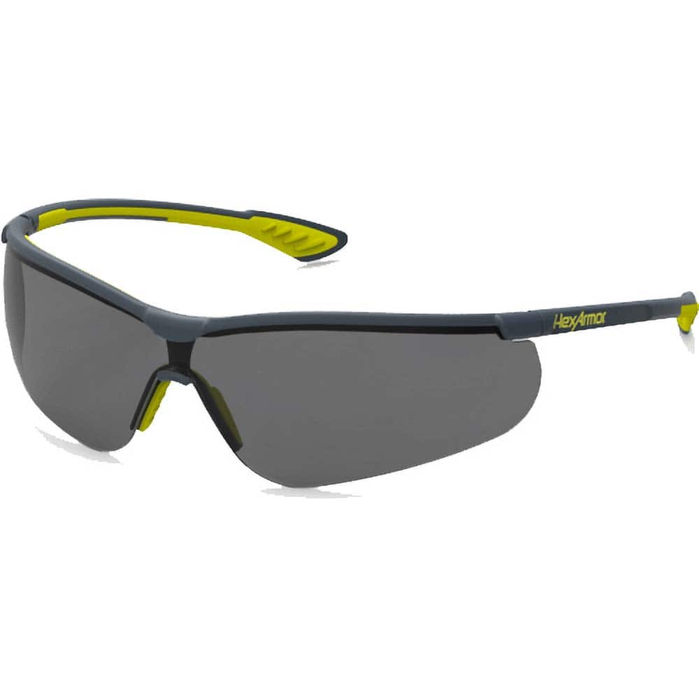 Safety Glasses: Anti-Fog, Polycarbonate, Gray Lenses, Frameless MPN:11-15007-05