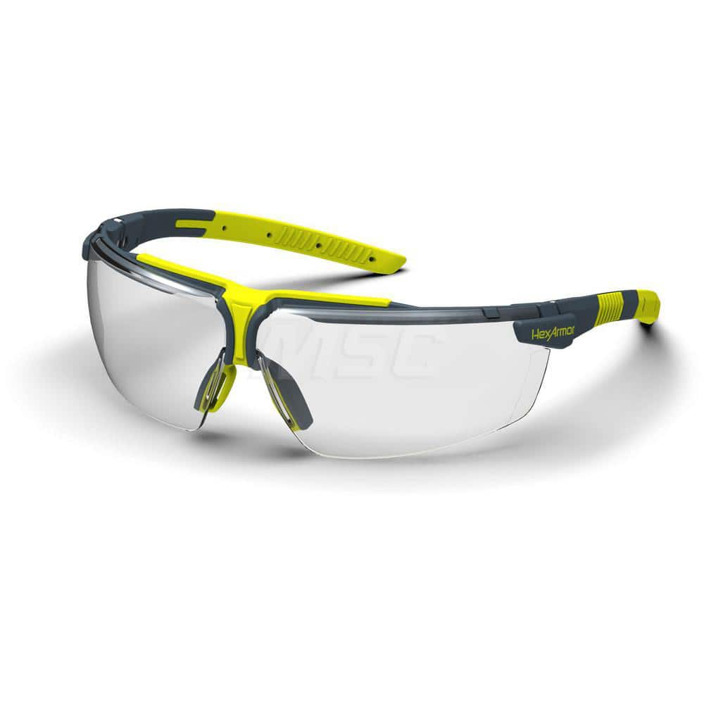 Safety Glass: Anti-Fog & Scratch-Resistant, Polycarbonate, Clear Lenses, Frameless, UV Protection MPN:11-19005-09