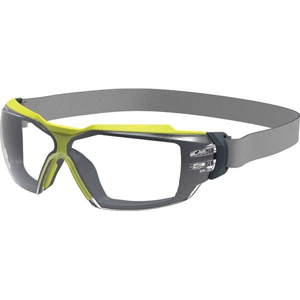 Safety Glass: Anti-Fog & Scratch-Resistant, Polycarbonate, Clear Lenses, Frameless, UV Protection MPN:11-23003-04