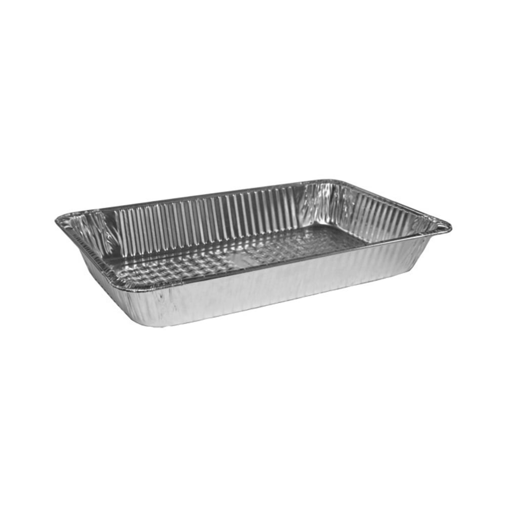 HFA Full Size Foil Pans, 343 Oz, 20 3/4in x 12 13/16in x 3 3/16in, Silver, Carton Of 50 MPN:2019-70-50