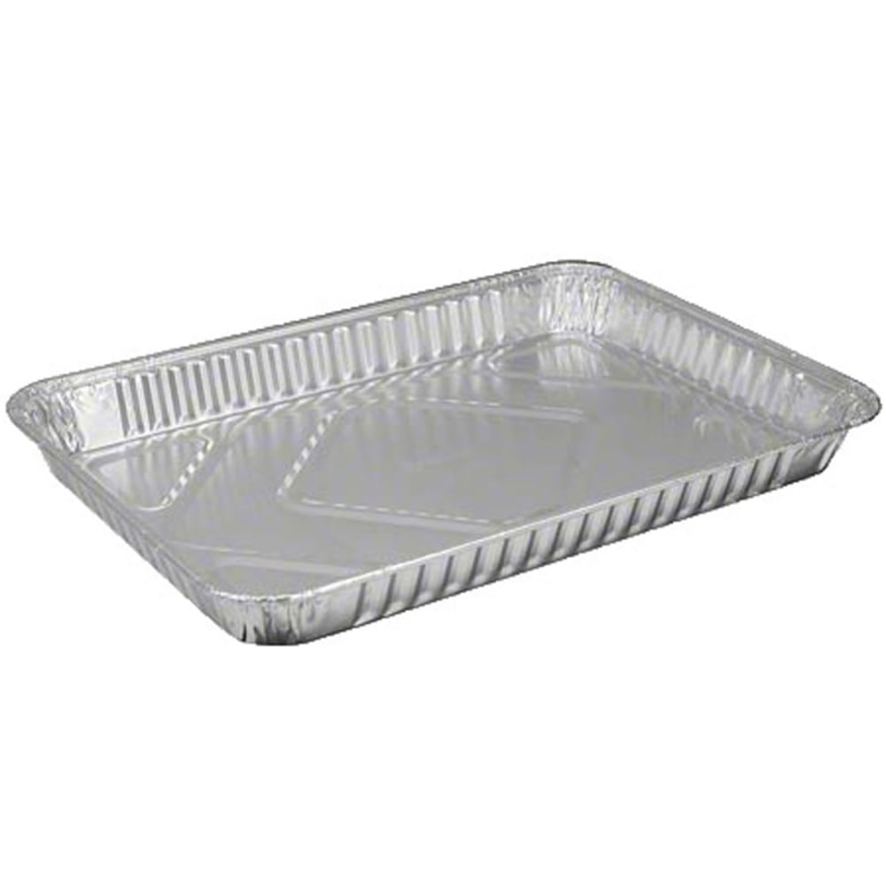 HFA Foil Pans, 1/4 Sheet Cake, 12 13/16in x 8 13/16in x 1 1/4in, Silver, Carton Of 100 (Min Order Qty 2) MPN:309-40-100