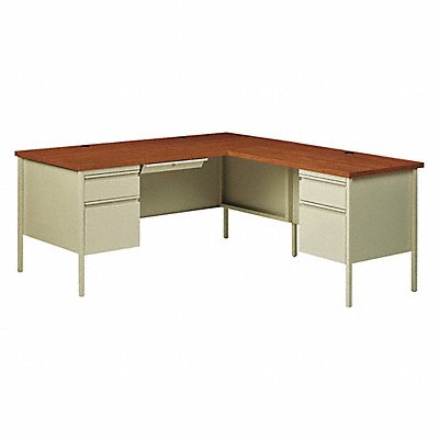 L-Shape Desk 66 W 29-1/2 H 72 D MPN:20449