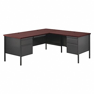 L-Shape Desk 66 W 29-1/2 H 72 D MPN:20451