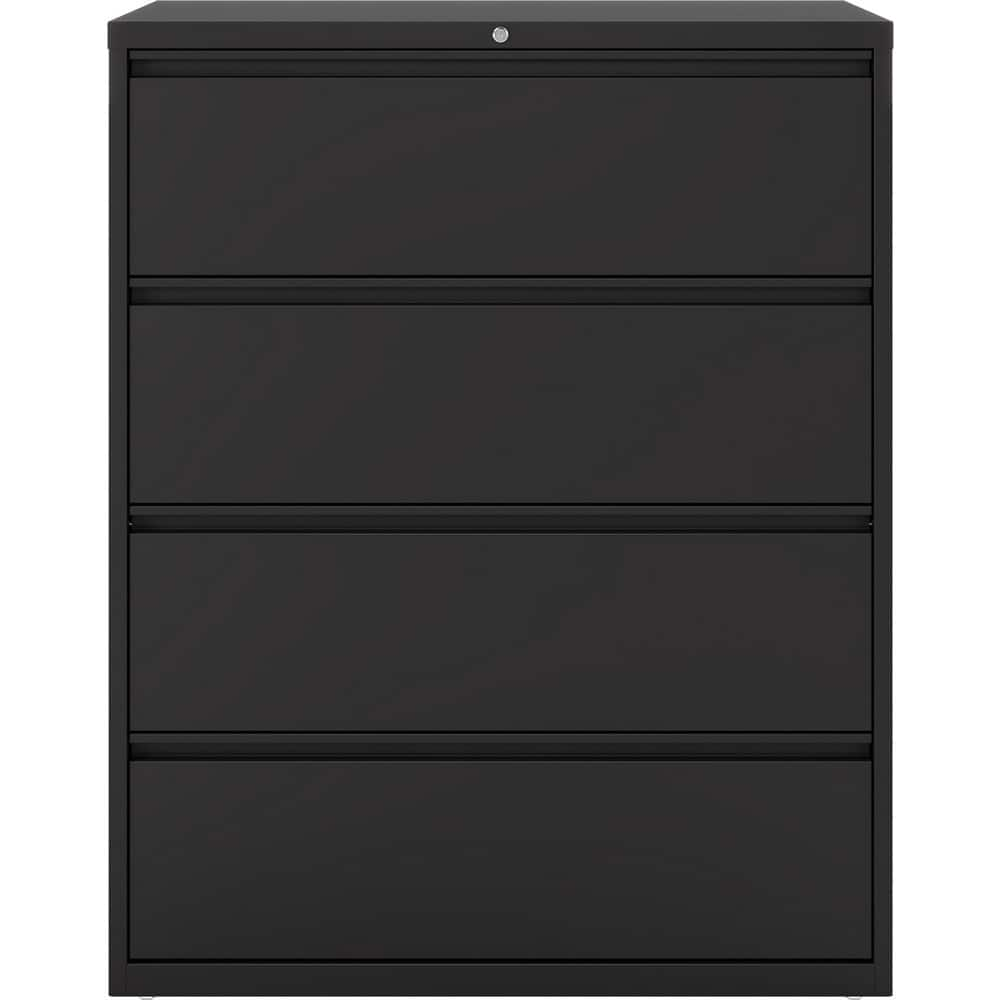 Horizontal: 4 Drawers, Steel, Black MPN:17460