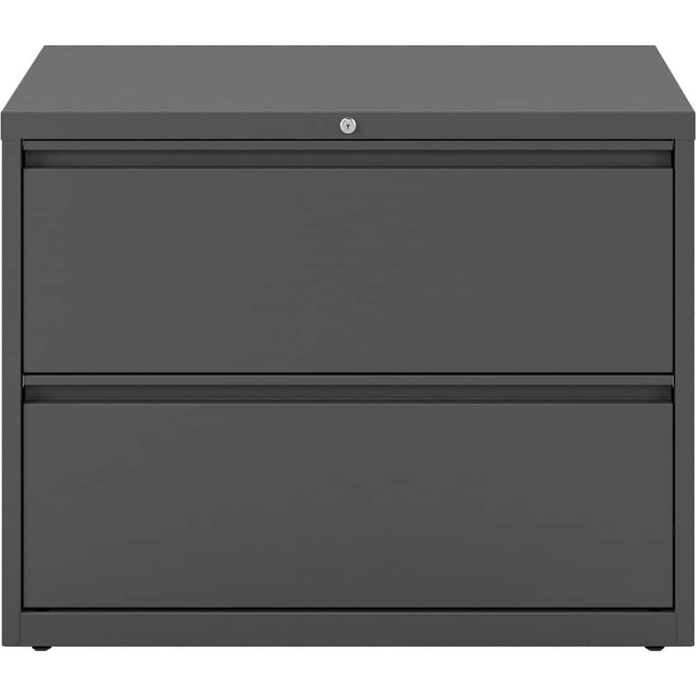 Horizontal: 2 Drawers, Steel, Charcoal MPN:17631