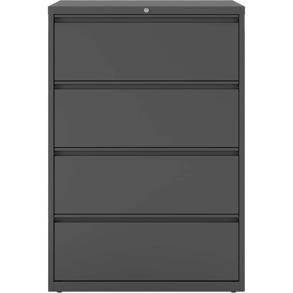 Horizontal: 3 Drawers, Steel, Black MPN:17634