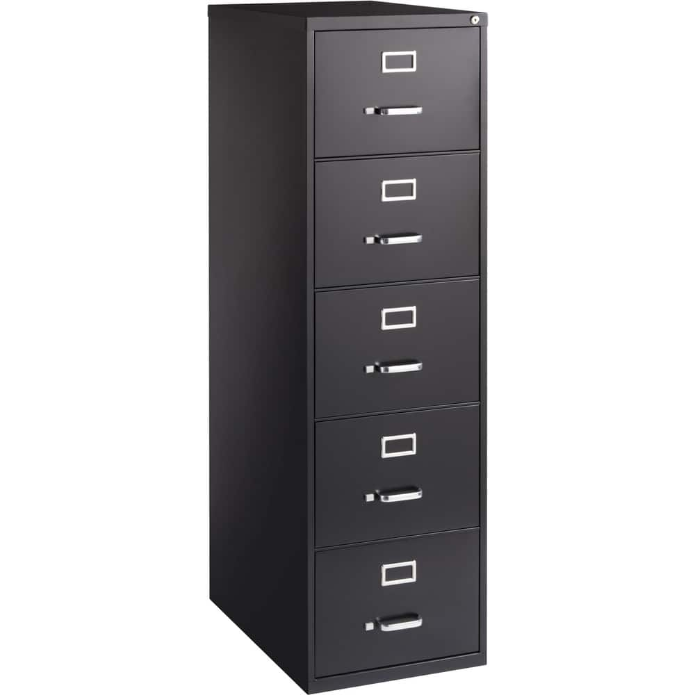 Horizontal: 2 Drawers, Steel, Black MPN:19296