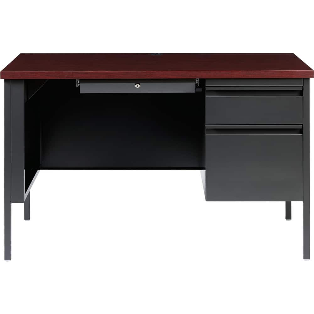 Mobile Pedestal: 2 Drawers, Steel, Charcoal MPN:21120