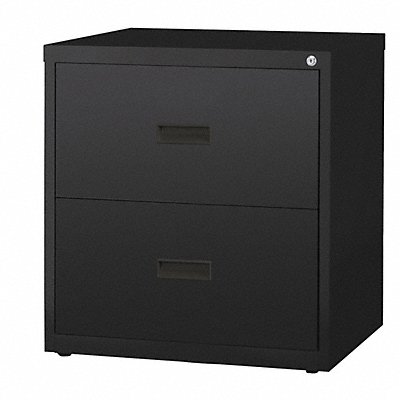 Lateral File Cabinet Black 30 in W MPN:14955