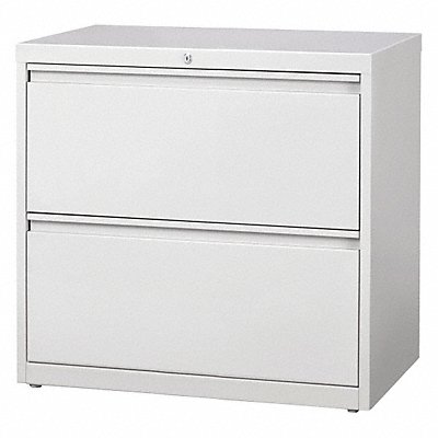 Lateral File Cabinet 30 in W Light Gray MPN:14972