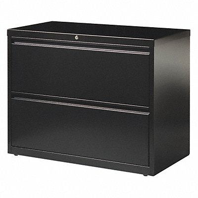 Lateral File Cabinet Black 28 in.H Steel MPN:17457