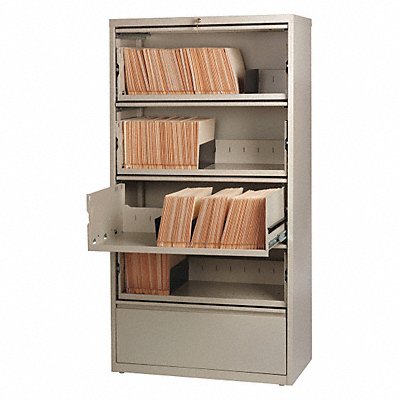 Lateral File Cabinet 68 5/8 in H Steel MPN:17901