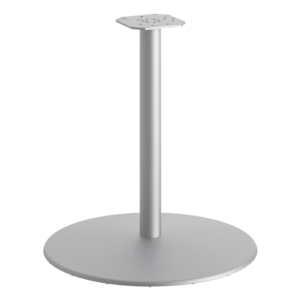 HON Disc Base For Sitting-Height Between Table, 27-13/16inH x 30inW x 30inD, Nickel MPN:HBTTD30