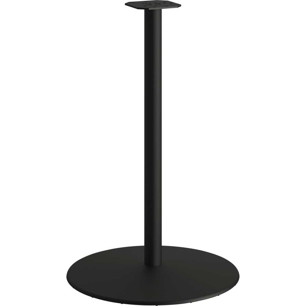 HON Between Tabletop Disc Base For 42in Tabletops, 40-3/4inH x 25-13/16inW x 25-13/16inD, Black MPN:HBTTD42