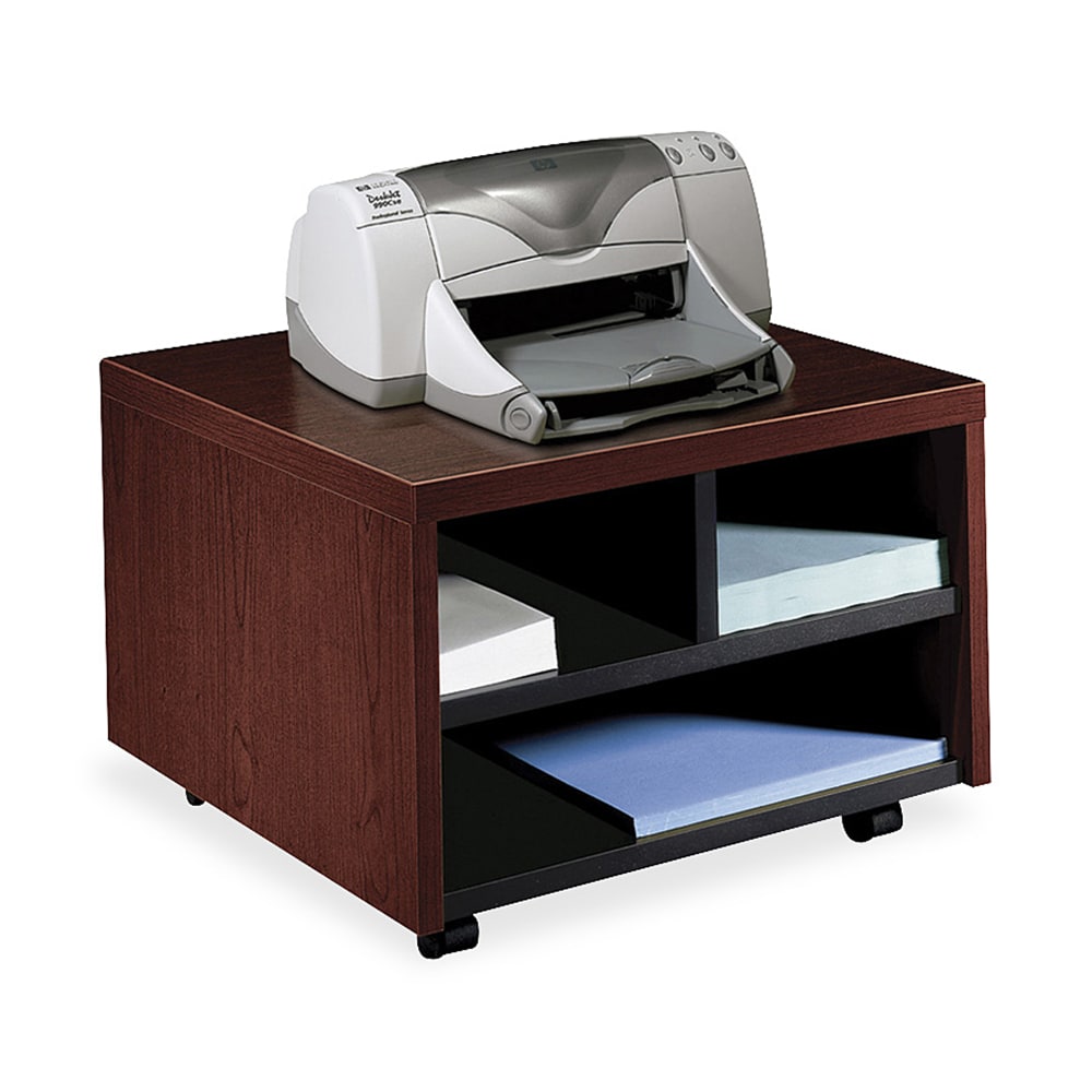 HON 10500 Series Mobile Printer/Fax Cart, 14 1/8inH x 20inW x 19 7/8inD, Mahogany MPN:105679NN