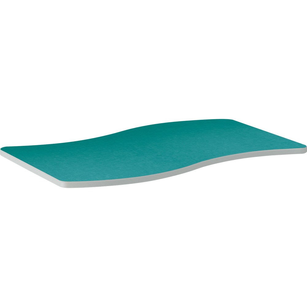 HON Build 54inW Configurations Ribbon Table, Turquoise Blue MPN:HONSW3054ENLM1K