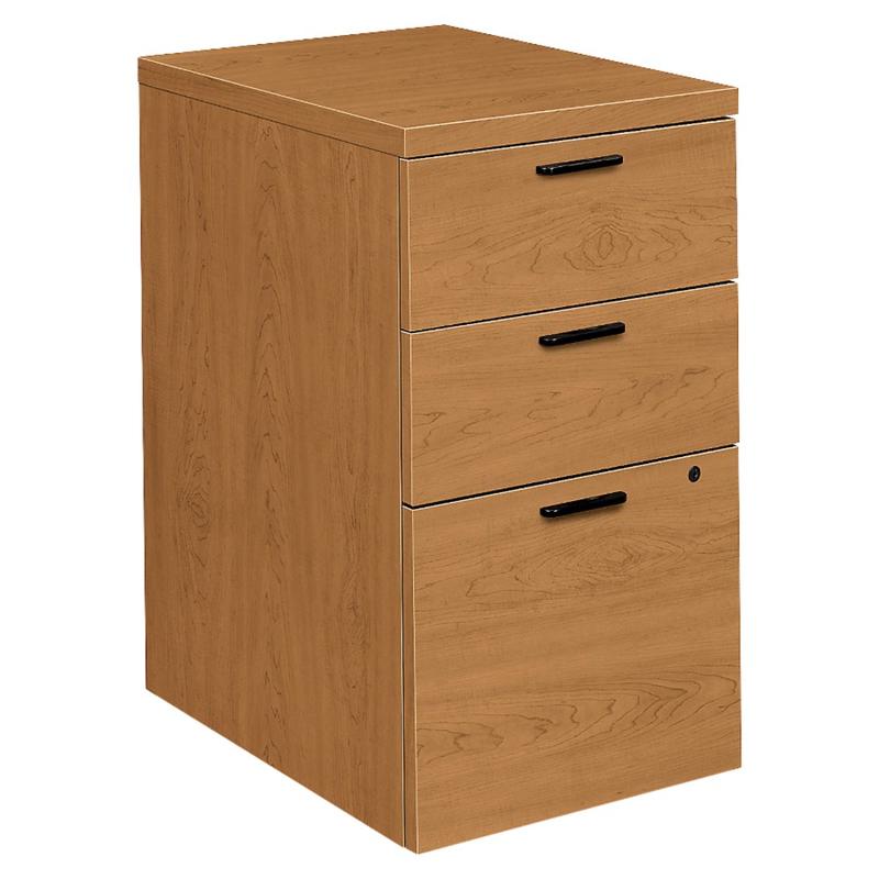 HON 10500 22-3/4inD Vertical 3-Drawer Mobile Box/Box/File Pedestal Cabinet, Harvest Cherry MPN:105102CC