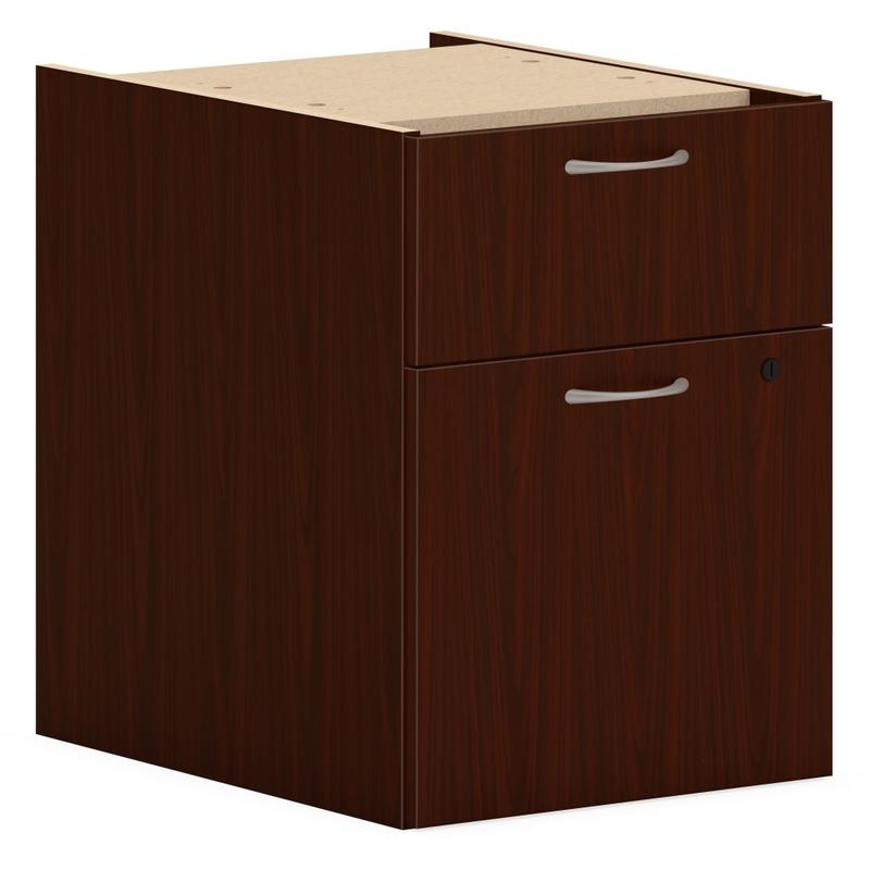 HON Mod HLPLPHBF Pedestal - 15in x 20in20in - 2 x Box, File Drawer(s) - Finish: Traditional Mahogany MPN:HONPLPHBFLT1