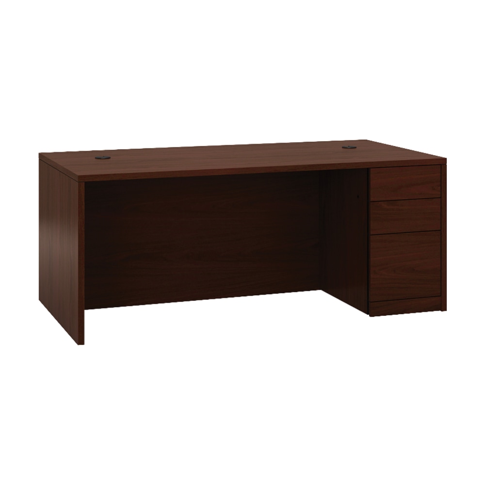 HON 10500 72in W Right-Pedestal Computer Desk, Mahogany MPN:105895RNN