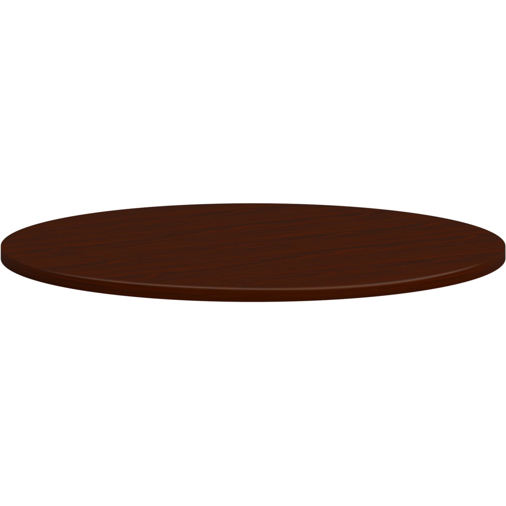 HON Mod HLPLTBL42RND Conference Table Top - 42in - Finish: Traditional Mahogany MPN:HONTBL42RNDLT1