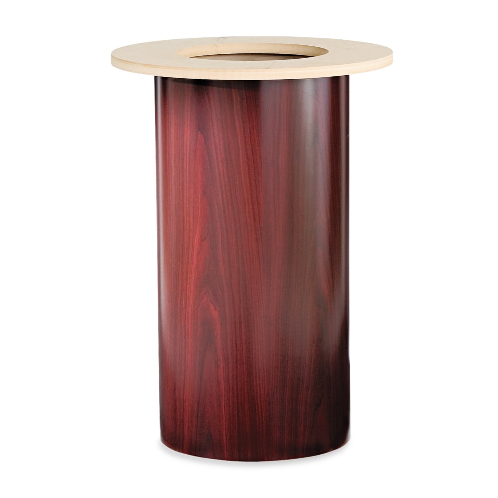 HON Preside Cylinder Table Base, Mahogany MPN:TLRAN