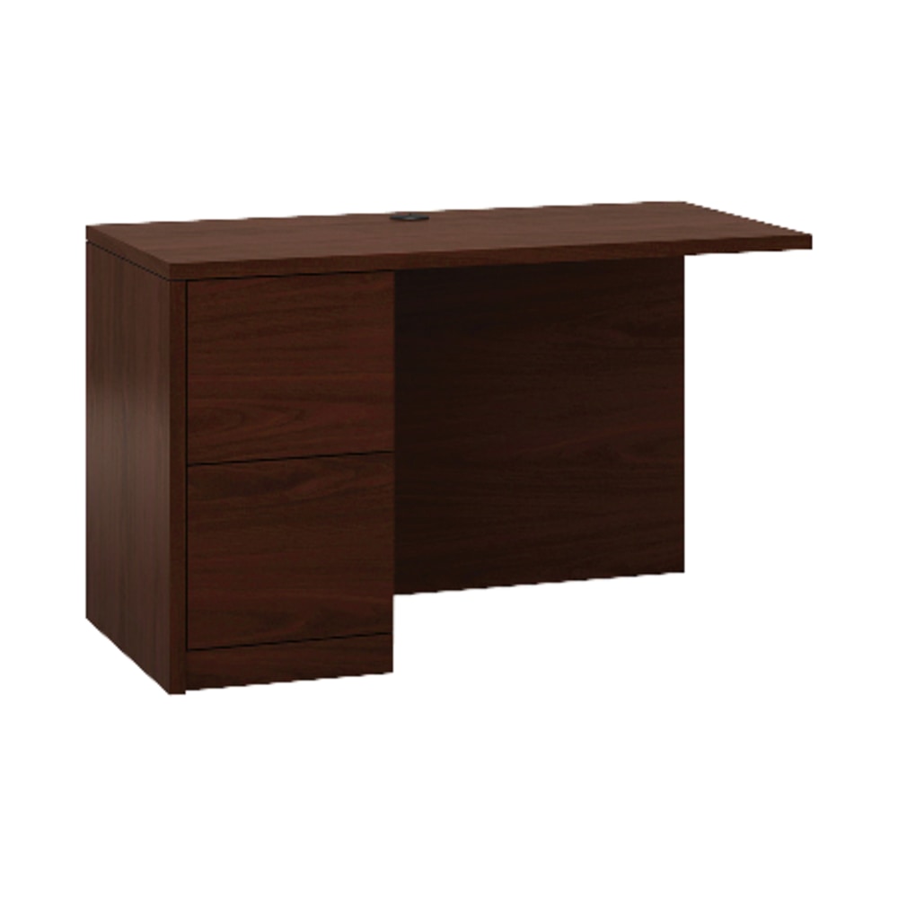 HON 10500 48inW Left Desk Return With 2 Full Drawers, Mahogany MPN:105906LNN