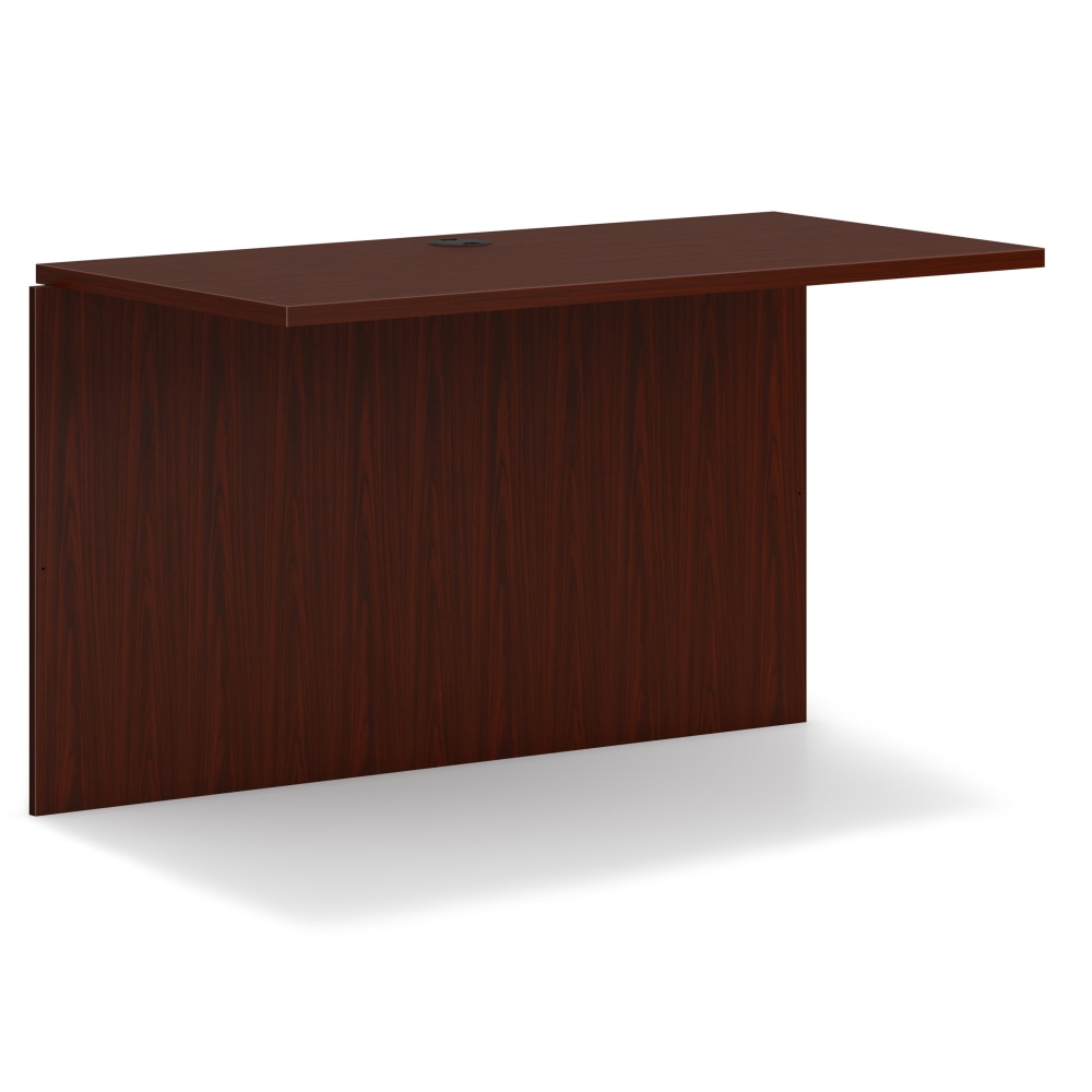 HON Mod 48inW Desk Bridge, Mahogany MPN:HONLB4824LT1