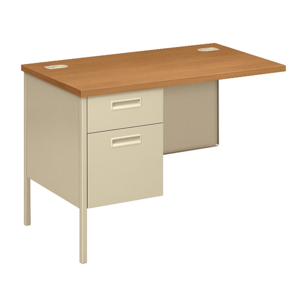 HON Metro Classic 66inW Left Desk Return, Harvest/Putty MPN:P3236LCL