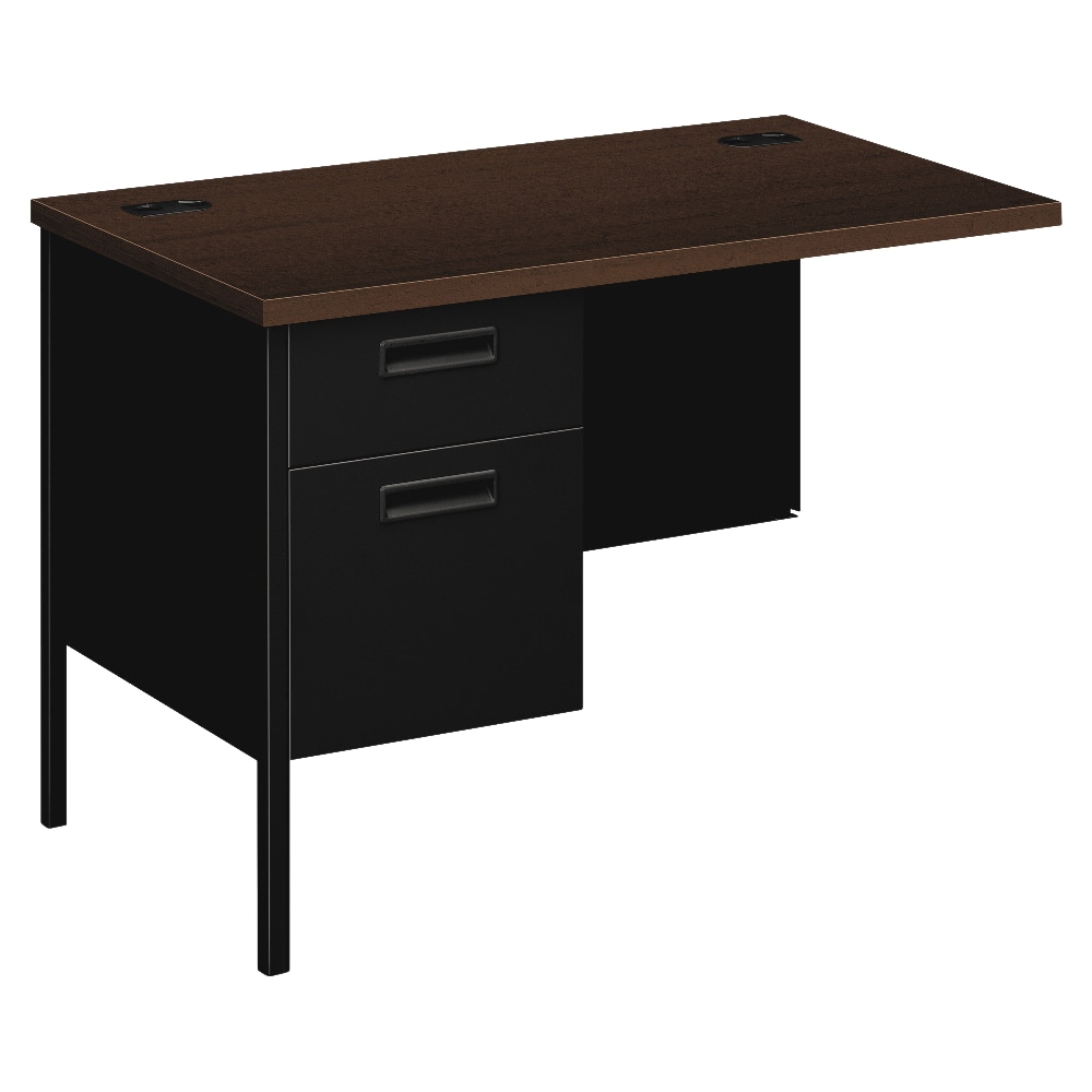 HON Metro Classic 42inW Desk Return, Mocha/Black MPN:P3236LMOP