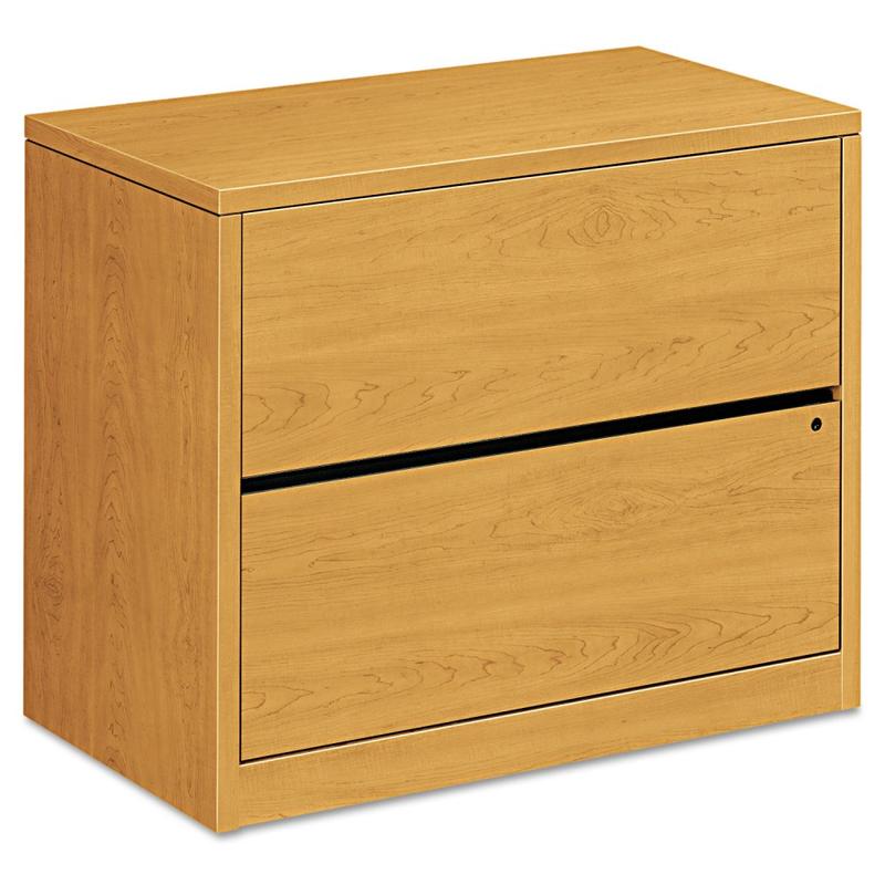 HON 10500 36inW x 20inD Lateral 2-Drawer File Cabinet, Harvest Cherry MPN:10563CC