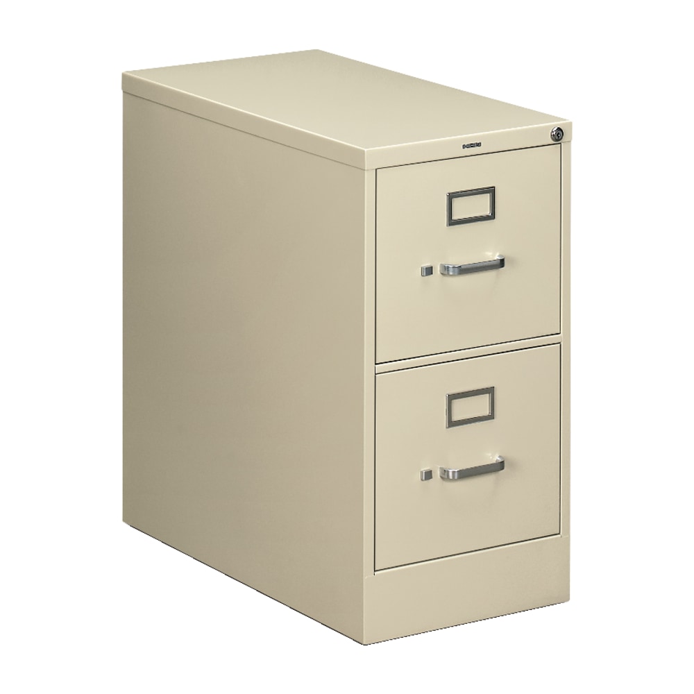 HON 210 28-1/2inD Vertical 2-Drawer Letter-Size File Cabinet, Putty MPN:212PL