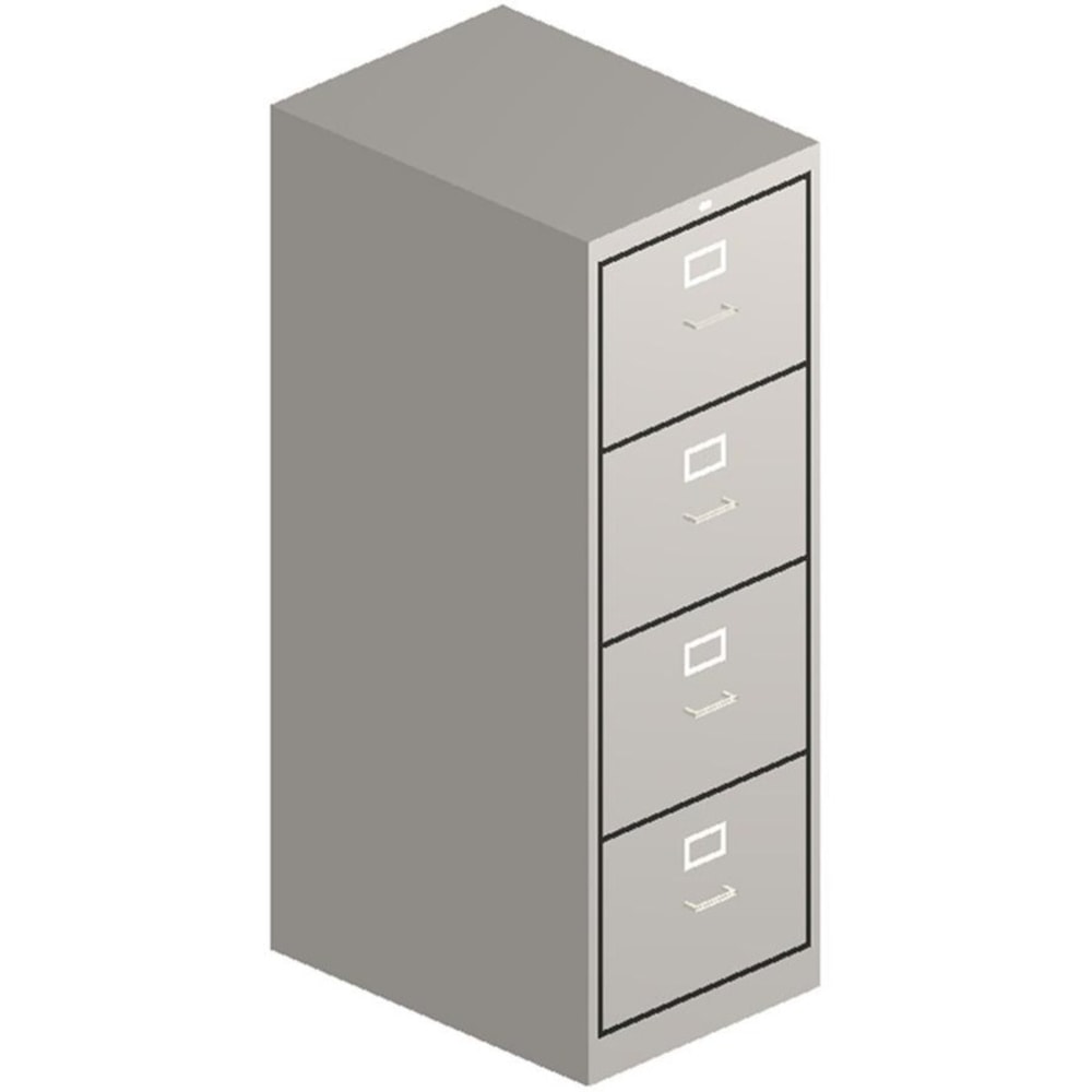 HON 510 18-1/2inD Vertical 4-Drawer File Cabinet With Lock, Light Gray MPN:H514C.P.Q