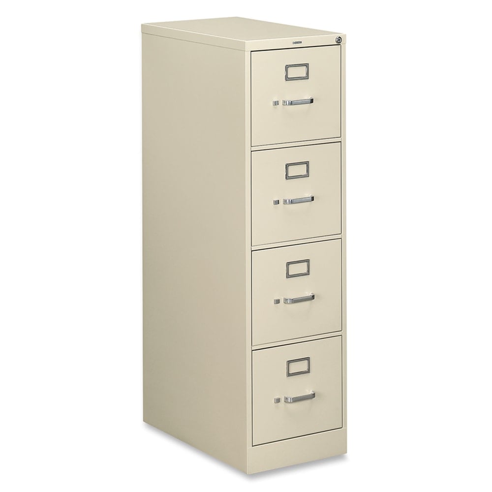 HON 510 25inD Vertical 4-Drawer File Cabinet, Putty MPN:HON514P-L