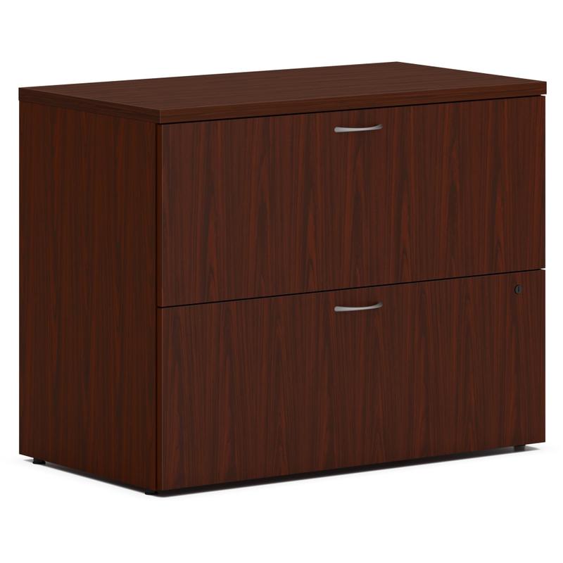 HON MOD Desk 36inW x 20inD Lateral 2-Drawer File Cabinet With Removable Top, Mahogany MPN:HONLLF3620L2LT1