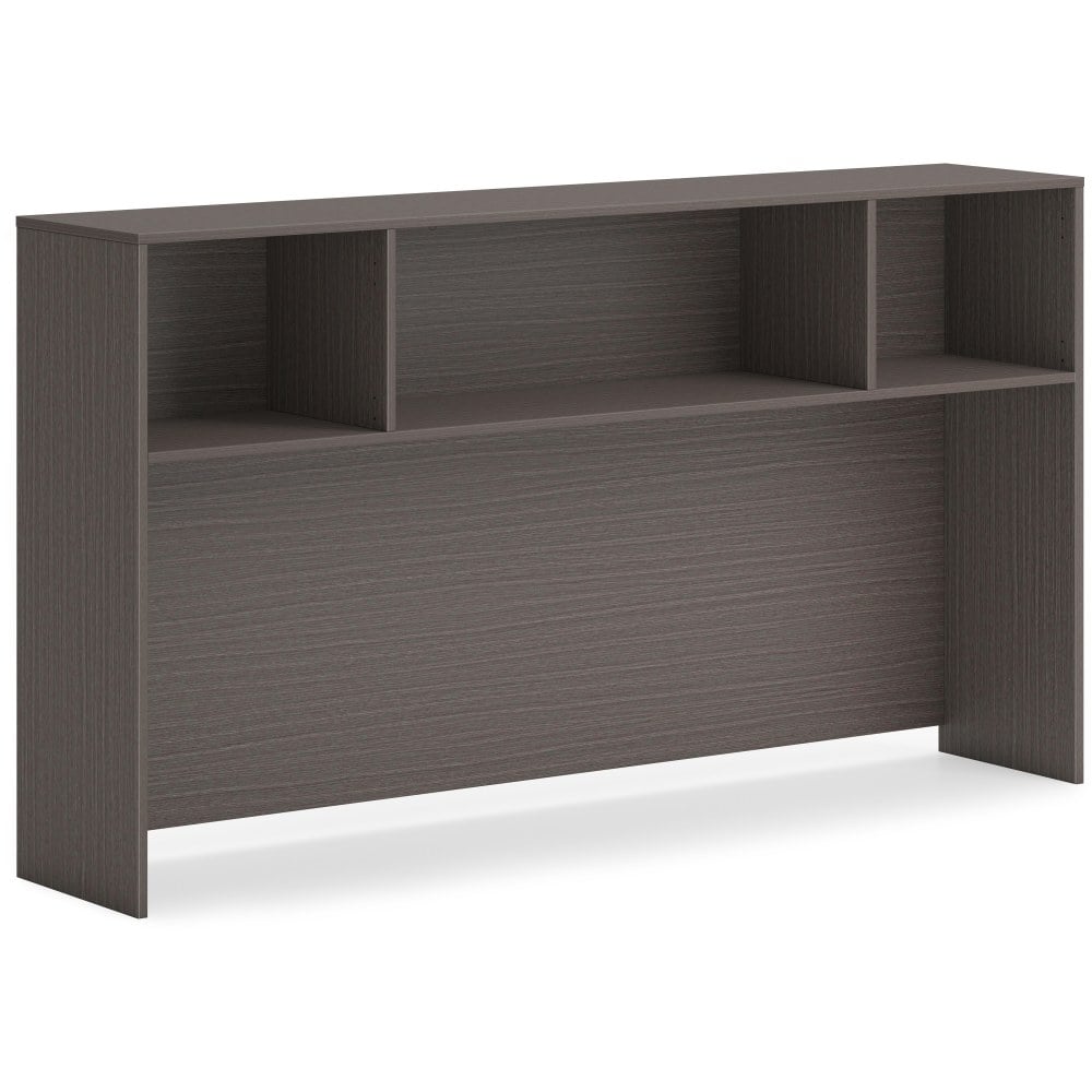 HON Mod Desk Collection 72inW Open Hutch, Slate Teak MPN:HONLDH72LS1