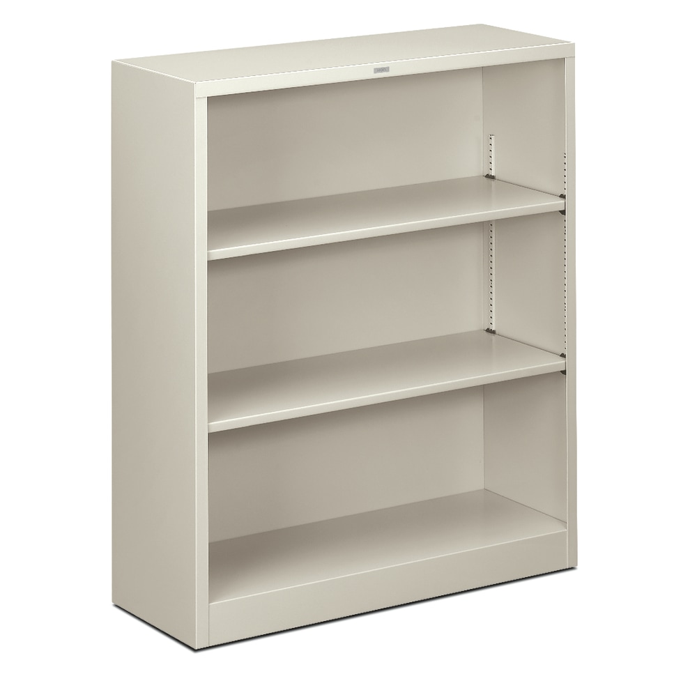 HON Brigade 3 Shelf Transitional Modular Shelving Bookcase, 41inH x 34-1/2inW x 12-5/8inD, Light Gray MPN:S42ABC-Q