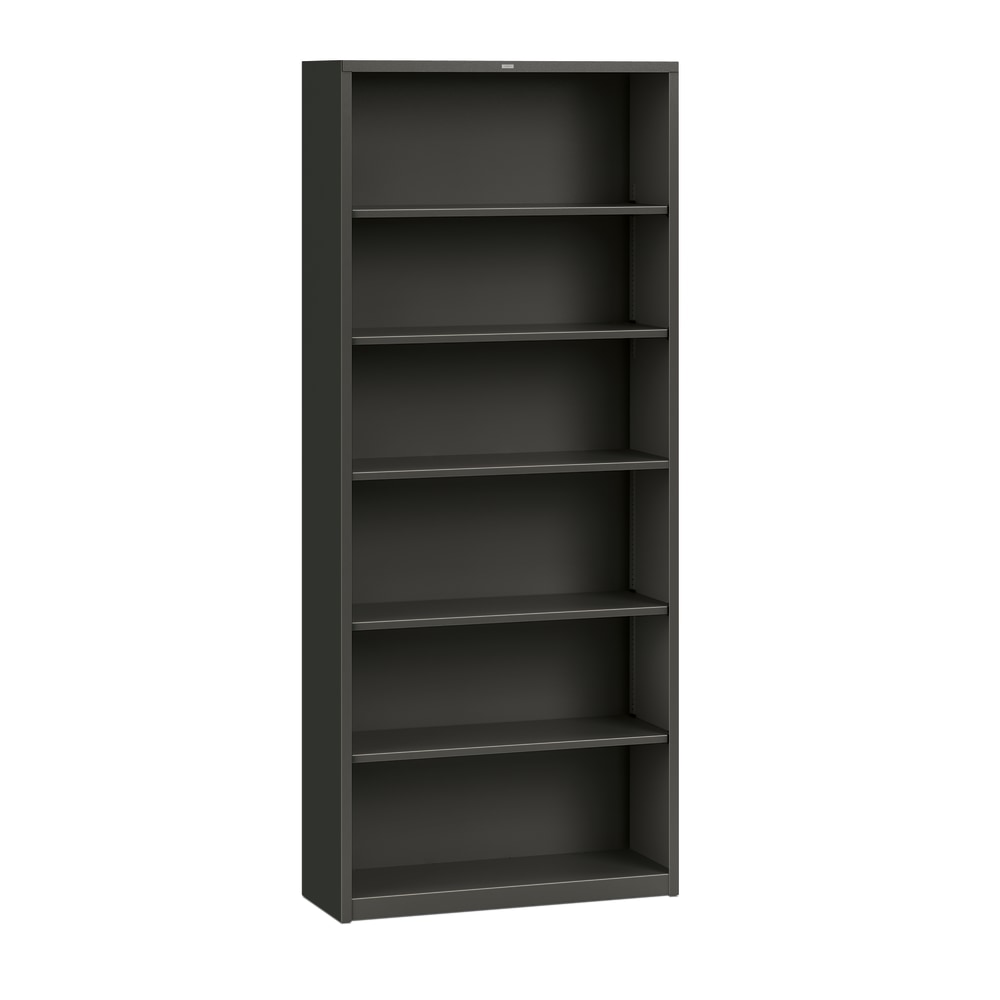 HON Brigade 6 Shelf Transitional Modular Shelving Bookcase,81-1/8inH x 34-1/2inW x 12-5/8inD, Black MPN:S82ABCP