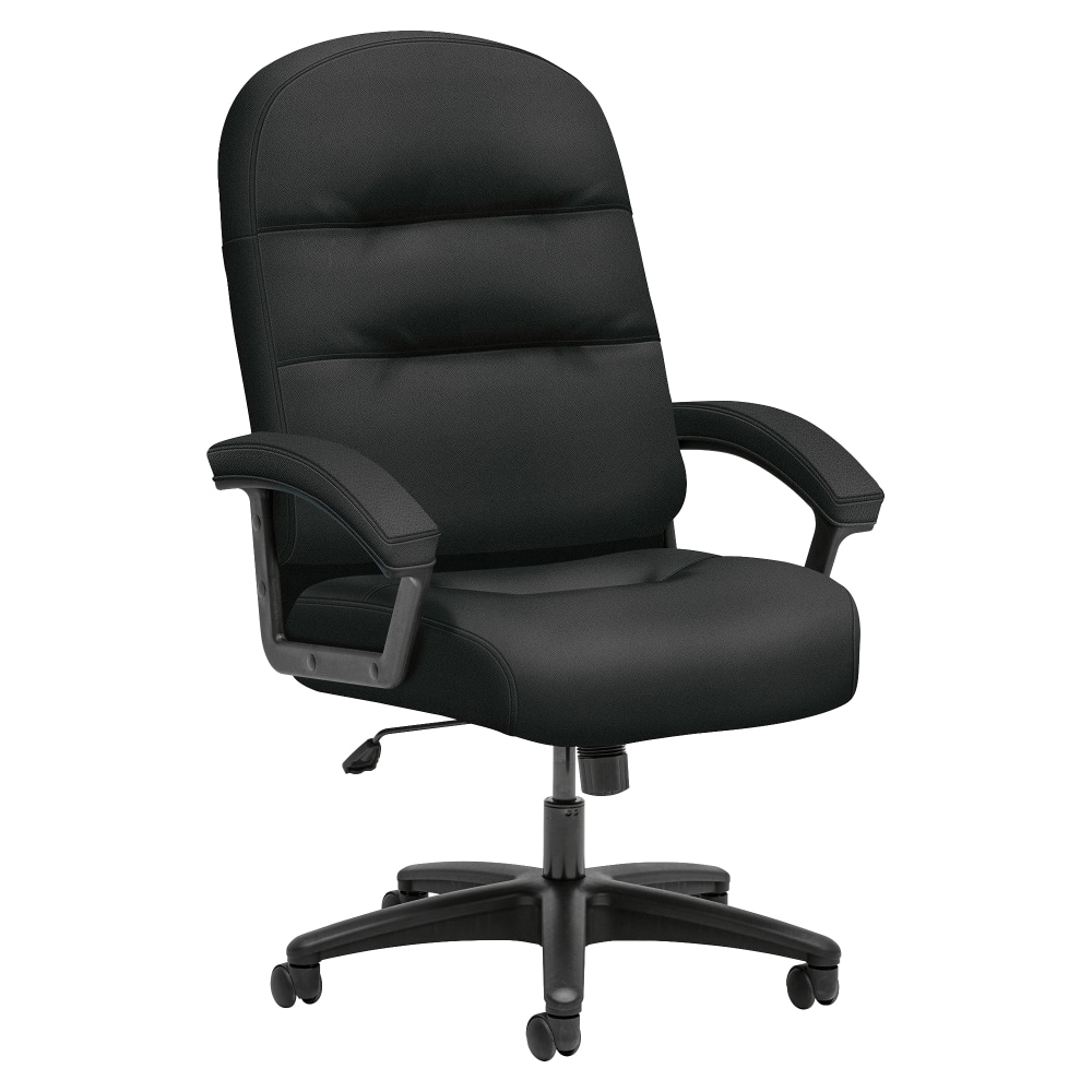 HON Pillow Soft Ergonomic Fabric High-Back Executive Office Chair, Black MPN:2095HPWST10T