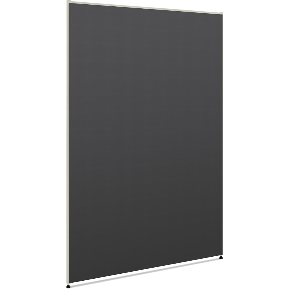 HON Verse Office Partition - 48in Width x 1.5in Depth x 72in Height - Metal - Graphite MPN:HONP7248VUR19Q