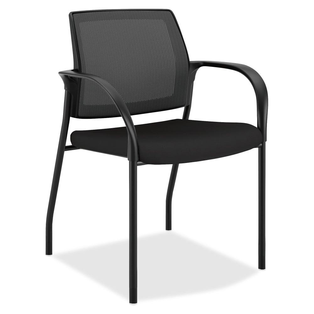 HON Ignition Mesh-Back Multipurpose Stacking Chair, Black MPN:HONIS108IMCU10