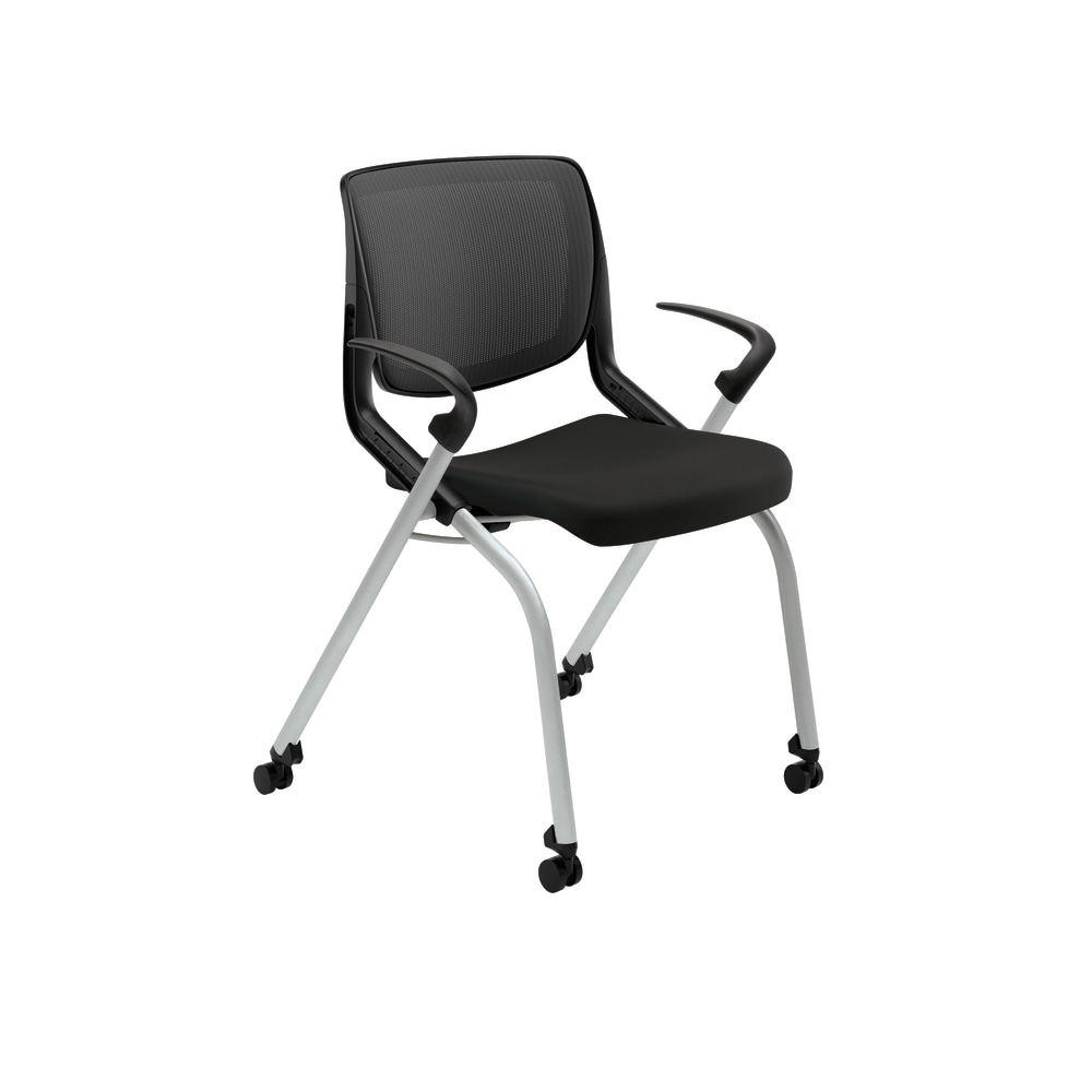 HON Motivate Nesting/Stacking Flex-Back Chair, Black/Platinum MPN:MN212ONCU10