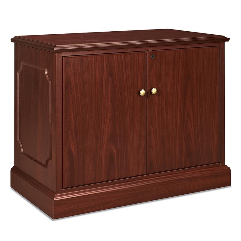 HON 94000 Series? Storage Cabinet, 29 1/2inH x 37 1/2inW x 20 1/2inD, Mahogany MPN:94291NN