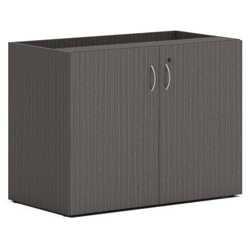 HON Mod HLPLSC3620 Storage Cabinet - 36in x 20in x 29in - Finish: Slate Teak MPN:HONPLSC3620LS1