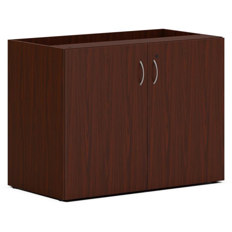 HON Mod HLPLSC3620 Storage Cabinet - 36in x 20in x 29in - 2 Door(s) - Finish: Traditional Mahogany MPN:HONPLSC3620LT1