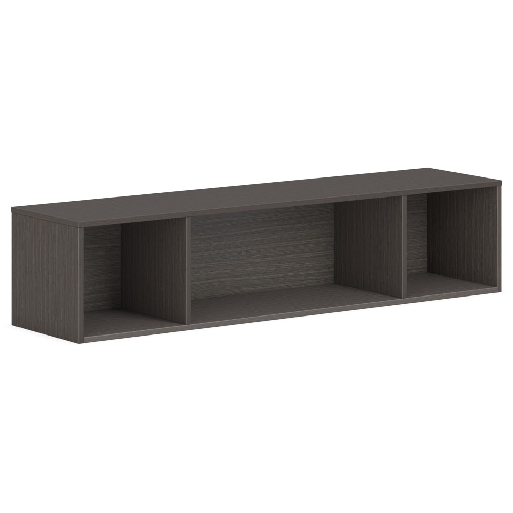 HON Mod Wall Mounted Storage /// Open /// 60inW /// Slate Teak Finish - 60in x 14in x 39.8in - Finish: Slate Teak MPN:HONPLWMH60LS1